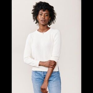 Able Lily Sweater in Ivory Off-White